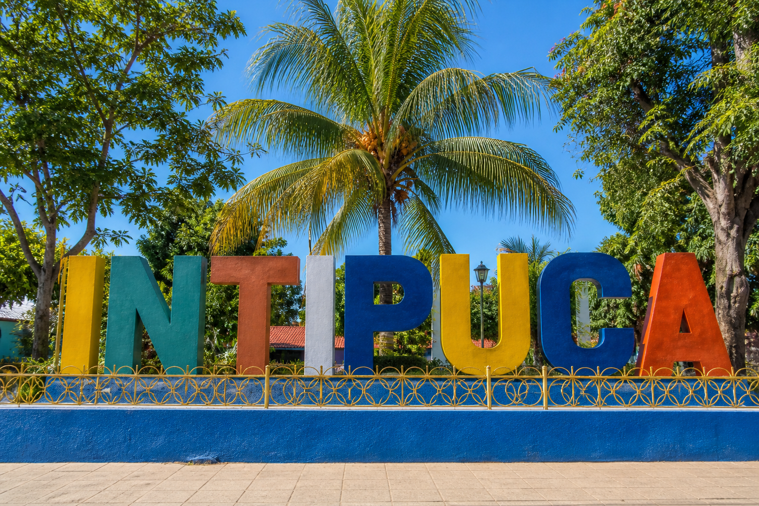 INTIPUCA town sign